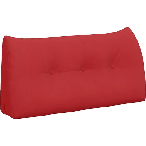 Cuscino per Schiena Rosso 100 x 24 x 50 cm Tessuto vidaXL