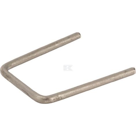 Clip De Maintien - Acier Galvanisé - Pour Tubes Ronds Et Carrés Jusqu'à 50 Mm - Fixation Robuste En Intérieur Ou Extérieur - Lot De 10