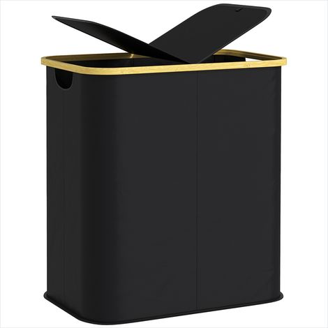 Accessoire de nettoyage Panier à linge double 80L pliable (1/5)