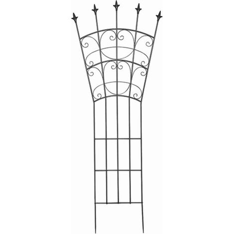 Rankgitter, Metall anthrazit, unterverzinkt 60 x 156 cm (1/3)