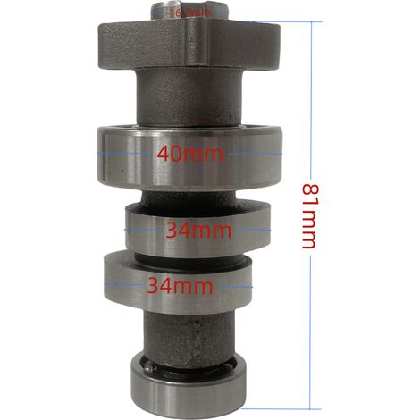 Motorcycle camshafts, compatible with Honda CB190, CB190R, CBF190, 14100-K70-600 and K70.--DTEKGAZ