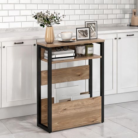 Table d'appoint Table d'appoint 46 x 18 x 58,5 cm noyer (1/5)