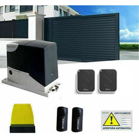 Kit Automazione Automatismo Cancello Automatici Scorrevole 24v Rd 400kg Motore