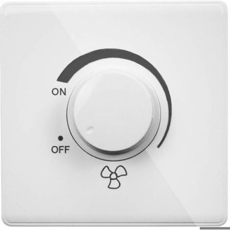 Réglage du ventilateur de plafond - Interrupteur mural 220 V 10 A pour variateur d'intensité de 15 à 300 W - Type 86. (1/5)