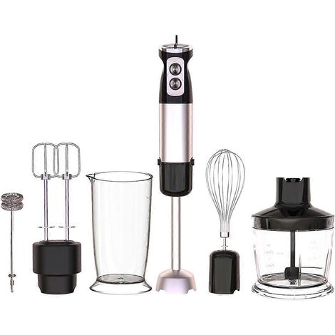 Main mixeur High Power Pure Copper moteur avec double mélange lames robot culinaire multi vitesse main mixeur UE prise (1/5)