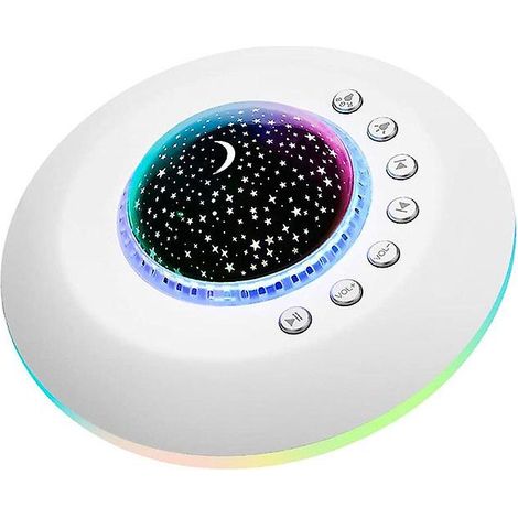 Lampe de projection à bruit blanc avec variateur de luminosité à trois niveaux pour aider bébé à s'endormir (1/5)
