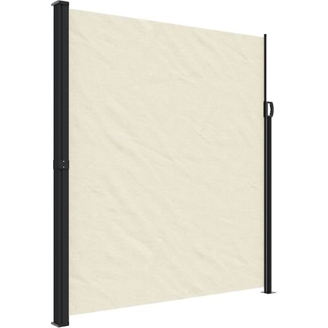 Tenda da Sole Laterale Retrattile Crema 220x600 cm vidaXL