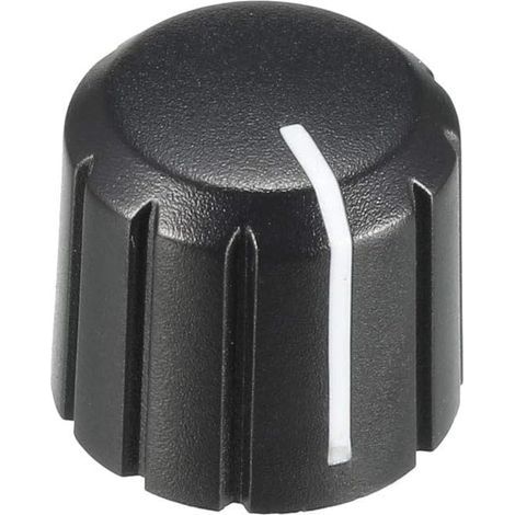 20pcs Bouton Potentiomètre 6mm diamètre trou arbre 14,8x13,4mm rotatif en plastique pour Volume guitare (1/5)