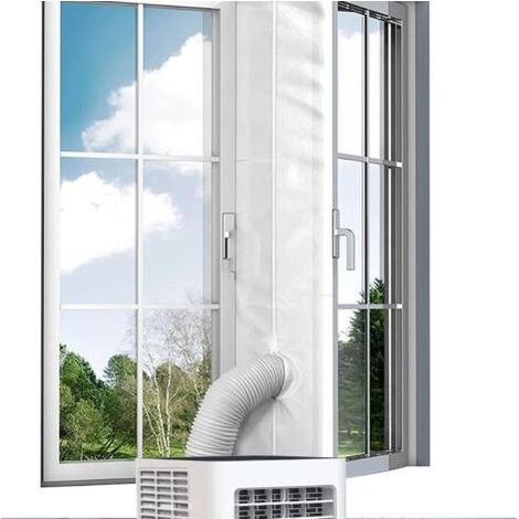 Portable Air Conditioner Sealing Kit + Compatible with all Portable Air Conditioners + Universal Seal for Door, Casement Window + Adjustable & Easy to Install - 500 cm (1/4)