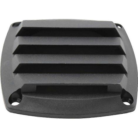 Grille d'aération noire à persiennes de 7,6 cm (3 pouces) pour bateaux et pièces marines (1/5)