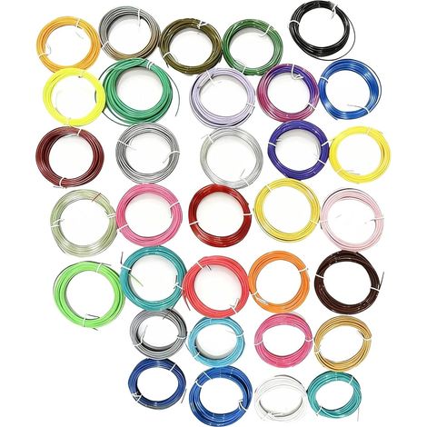 32 couleurs 3D Stylo Filament PLA 1,75 mm ,Stylo d'impression 3D - Recharges de filament compatibles,Total 160 m (1/5)