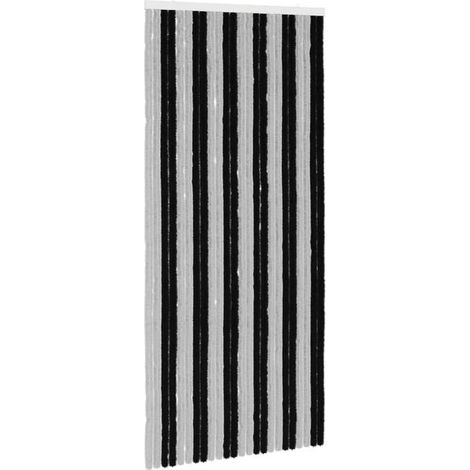 Rideau chenille anti-insectes, gris-noir, 100 x 220 cm (1/5)
