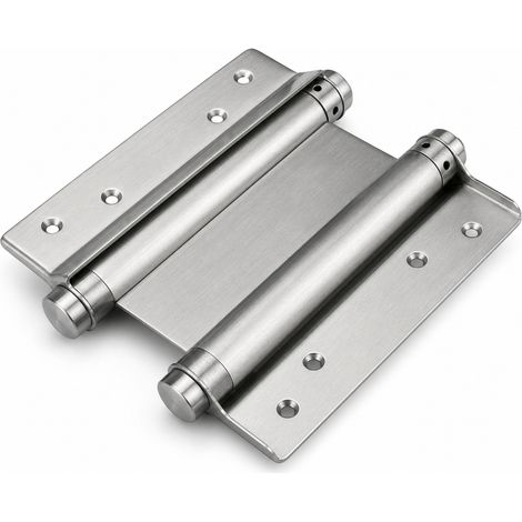 Charnière Double Action Inox 304 pour Porte Va-et-Vient 6 Pouces (1/5)