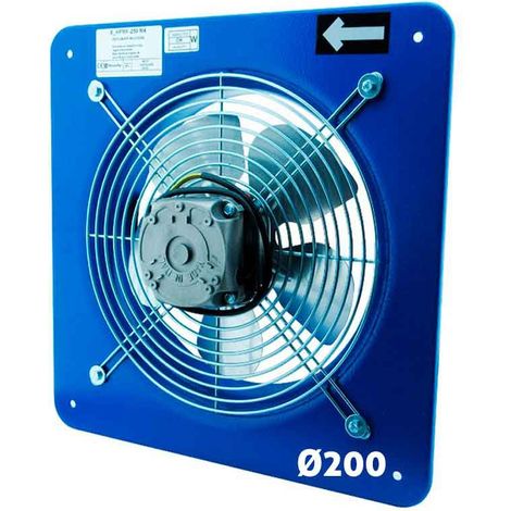 Extractor industrial 200 MUNDOFAN helicoidal de pared 37W (1/4)