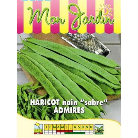 Haricot plat 'Admires' le sachet de 180 graines (75g)