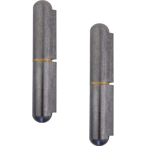 Charnière de porte à souder Paumelles à souder en métal en 2 parties pour portes métalliques  Charnière à souder Hauteur : 80 mm  MADE IN GERMANY  Capacité de charge 80 kg (1/5)