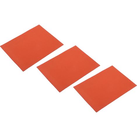 3 Tapis en Silicone Rouge pour Presse à Laminer, Protection Thermique et Isolation pour Soudure sous Vide (1/5)