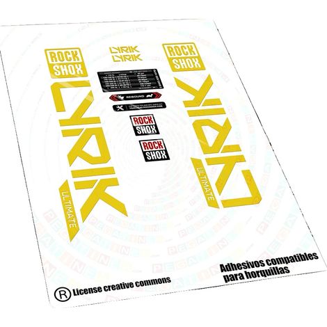 Pegatinas, vinilo de alta calidad, tamaños personalizados disponibles, amarillo 023 (1/2)