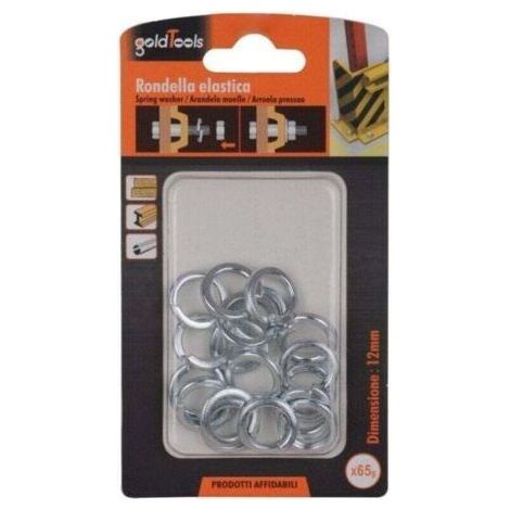 - Lot de 65 rondelles élastiques en acier, diamètre 12 mm, 90838 (1/2)