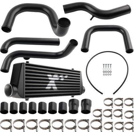 2.5" Intercooler Kit for Honda Civic/Del Sol 92-97 55018065 Black Aluminum (1/5)