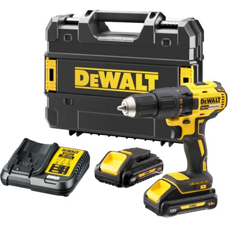 DeWALT DCD777D2T-QW taladro 1750 RPM Llave 1,15 kg Amarillo (1/3)