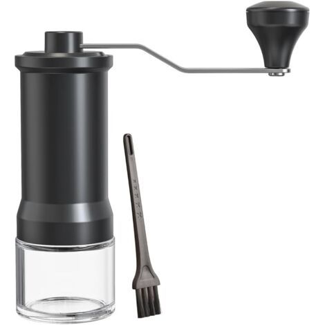 Moulin à Café Manuel, Grossièreté Réglable, Broyeur à Meules Coniques Céramique à Poignée étendue, avec Brosse pour le Voyages à Domicile (1/5)
