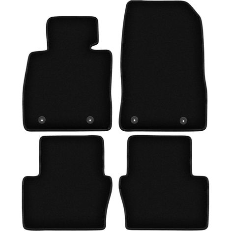 Tappetini base in velluto nero per: Mazda 2 IV hatchback (2014-) (1/5)