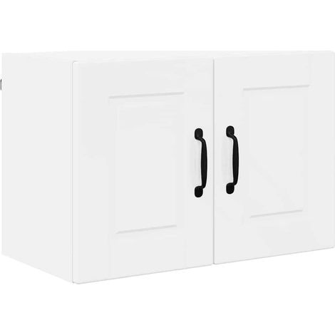 Meuble mural de cuisine,Armoire de cuisine Blanc brillant 60 x 31 x 40 cm CFW71230 (1/5)