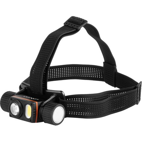 Dnipro-M Linterna Frontal LED Recargable, 2000 lm, Batería 21700 4000 mAh, USB-C, 6 Modos, IPX8, Magnética y Desmontable, Luz Cabeza para Trabajo, Outdoor y Emergencias. FX-20