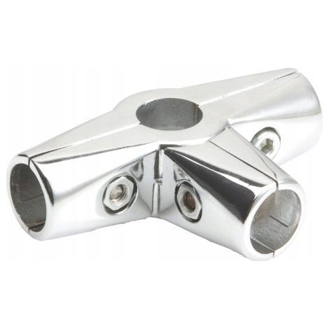 Raccord à trois bras, tuyau, diamètre 25 mm, étagère AKS (1/2)