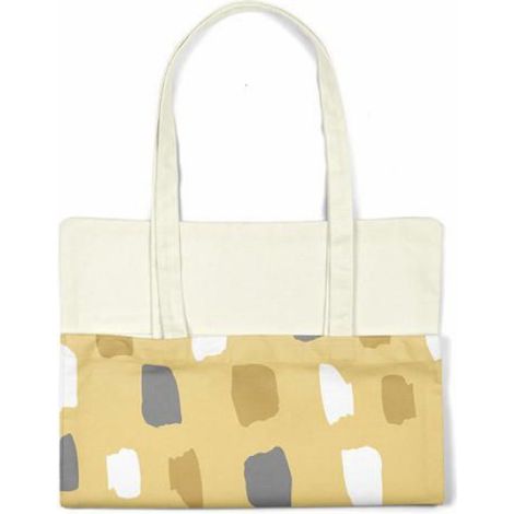 Sac Shopping - Coton Réutilisable - 34 x 40 cm - Anse Épaule Longue - 1 Pièce (1/4)