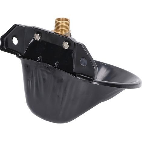 Abreuvoir automatique en acier inoxydable et cuivre, renforcé, avec vanne tactile et interrupteur en cuivre, idéal pour les chèvres à la ferme. (1/5)