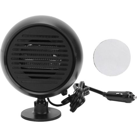 Star Planet – ventilateur de chauffage de voiture dégivrage et désembuage portables espace de chauffage rapide pour véhicule noir 12V (1/4)