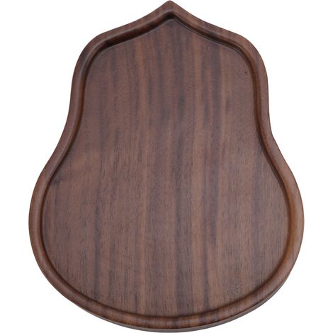 Plateau à Thé en Bois Style Chinois, Plateau de Service Multifonction pour Bureau et Maison, Design Élégant et Minimaliste, Facile à Nettoyer (1/5)