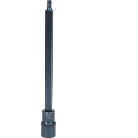 Embout tournevis étoile douille carrée 1/2 pouce S2 acier allié antirouille outil manuel pour cliquet T35 (1/5)