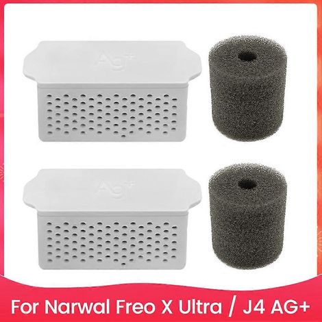 Filtre de Narwal Freo X Ultra/J4 Robot Ag+ Sterilization Silver Ion Module réservoir d'eau Foam Filtre Aspirateur Accessoires – A (1/5)