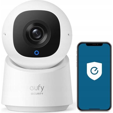 Telecamera IP Eufy Indoor Cam C220 2K a 360° con Wi-Fi e rilevamento del movimento (1/5)