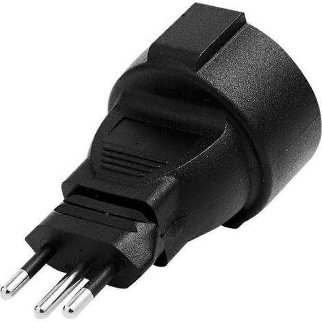 Schweizer 3-Pin-Steckeradapter, Schweizer/europäischer Steckeradapter für französische Steckdosen. (1/5)