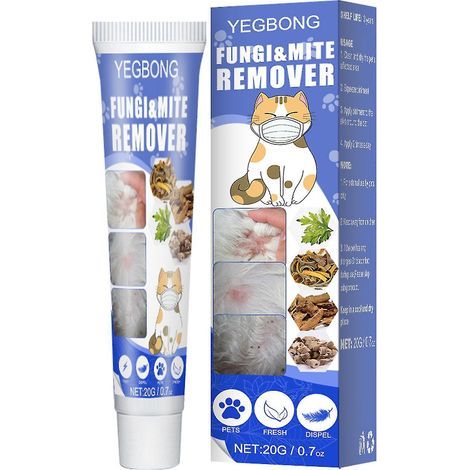 Milbenmittel für Hunde, haustierfreundliche Formel, parasitäres Abwehrmittel, 20 g / 0,7 oz (1/4)