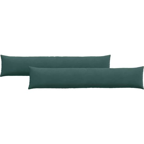 Maison Exclusive - Sofakissen 2 Stück Dunkelgrün 200 x 40 cm Cord