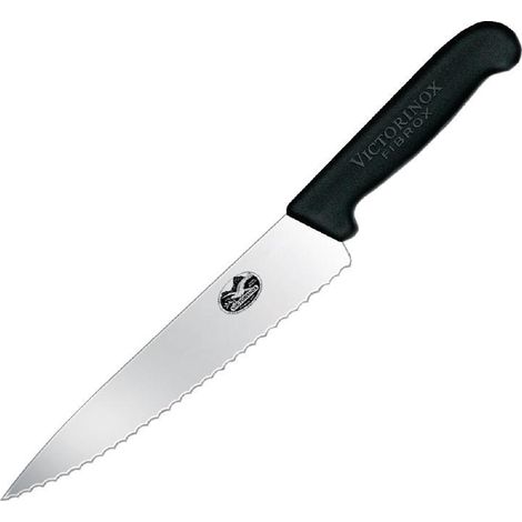 Couteau de Cuisinier - Lame Dentée 220 mm - Victorinox