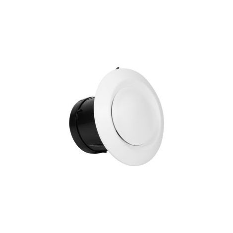 Couvercle de conduit VMC 75mm – Cache pour évacuation intérieure – Réduit le bruit – Installation simple et rapide – Matériau ABS durable (1/5)