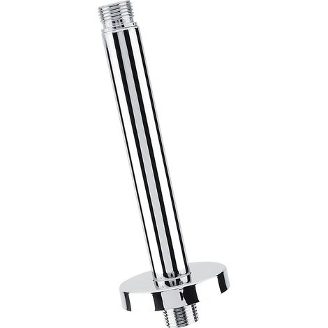 Bras de douche rond en acier inoxydable, fixation murale pour pommeau de douche de plafond de salle de bain (15 cm) (1/5)