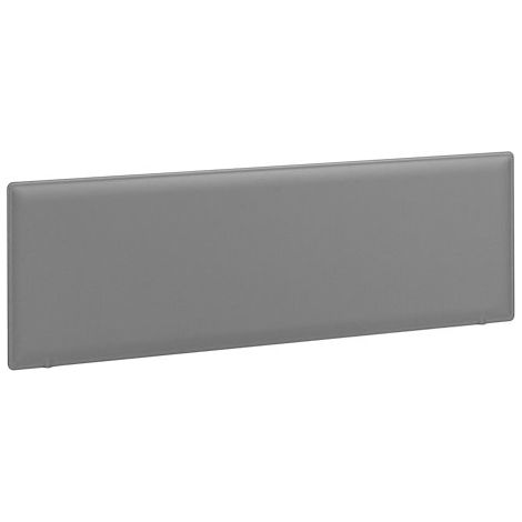 Panneau acoustique L 140 cm pour bureaux droits - Arch gris perle - fixation aluminium - Maxiburo (1/4)