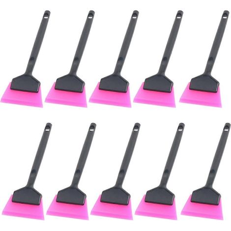 10 raclettes à manche court pour vitres de voiture, idéales pour le nettoyage des films adhésifs. (1/5)