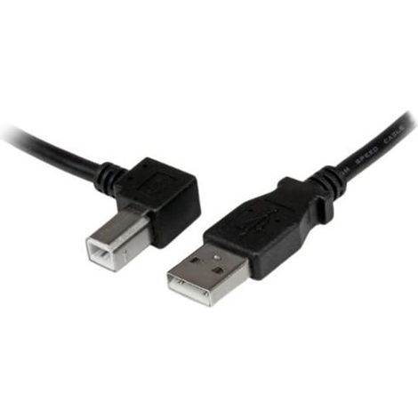 Startech.com usb adapter kabel 1m links abgewinkelt drucker adapter kabel - 1x usb a stecker gerade - 1x usb b stecker abgewinkelt,lebenslange garantie (1/5)