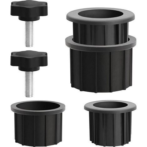 GDHZS-  Pied de parasol pour couvercles à œillets de rechange,plastique et pour vis en acier inoxydable38mm/48mm,accessoires de stabilité anti-secousses（6pcs） (1/5)