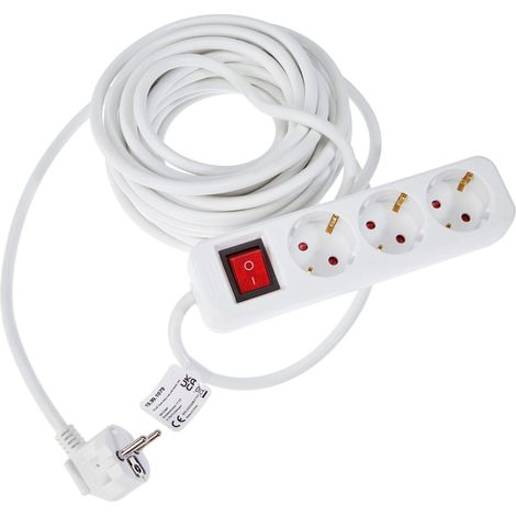 Value 19.99.1079 Multipresa con interruttore Bianco Schuko 1 pz. (1/5)