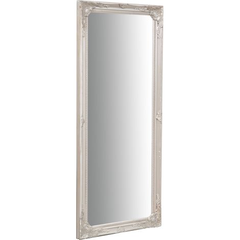 specchio da parete 82 x 35 x 4 cm Specchio da parete lungo con 4 ganci posteriori Specchio camera da letto Specchio shabby