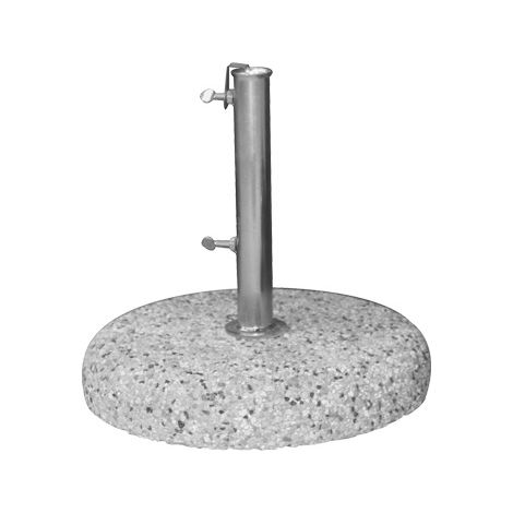 BASI IN CEMENTO GHIAIA PER OMBRELLONI Ø 55 CM. - KG. 35